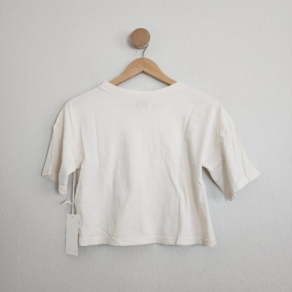 NWT Mate The Label Somebody's Darling Graphic Boxy Roxy Tee XS Organic Cotton - Picture 8 of 8